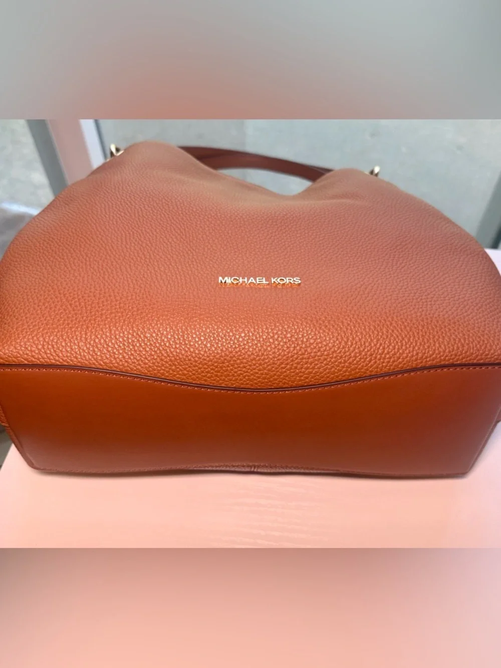 Michael Kors luggage brown shoulder bag